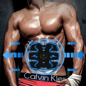 

LED display Body Building Fitness Equipments Electric Muscle Toner Machine Wireless Toning Belt Body Massager Exerciser Gear