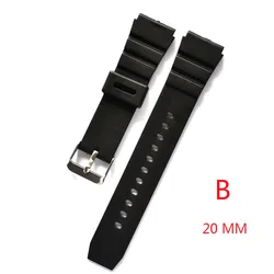 Casio Sport Watch Rubber Strap - Silicone Wristband Replacement (B 20MM)