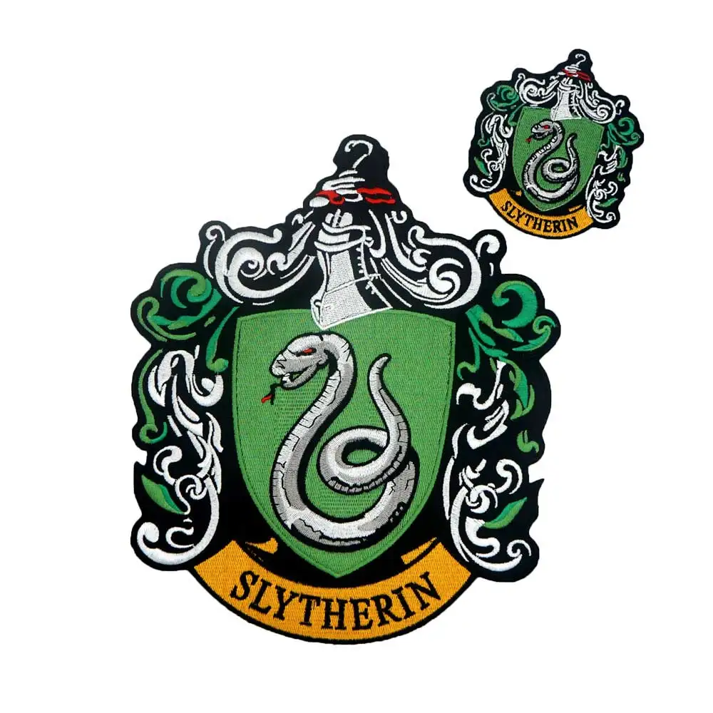 

GREEN SNAKE LARGE Patch Embroidered Applique Sewing Label punk biker Patches Clothes Stickers Apparel Accessories Badge