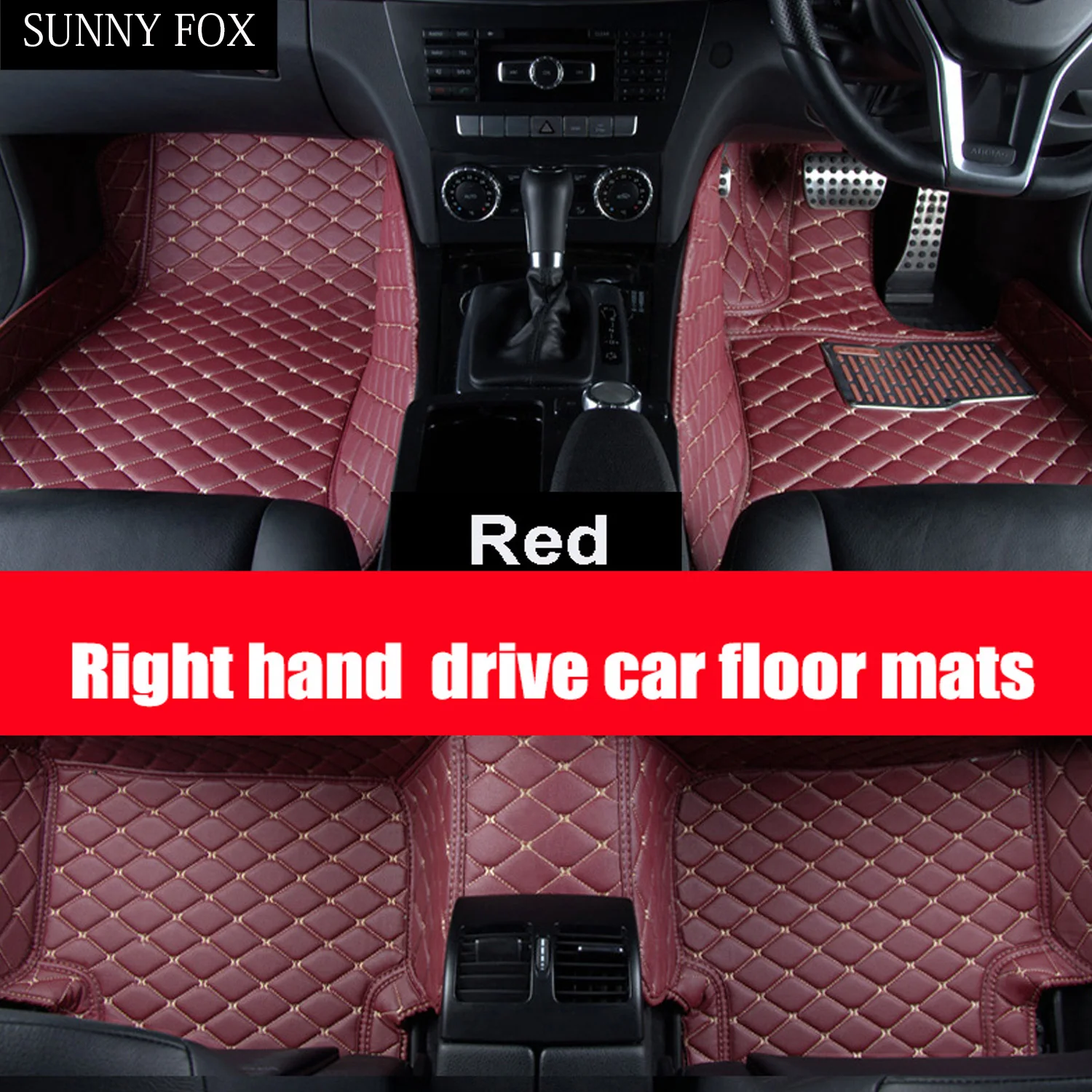 SUNNY FOX правым/RHD автомобиль автомобильные коврики в салон сделано для Nissan Altima Rouge