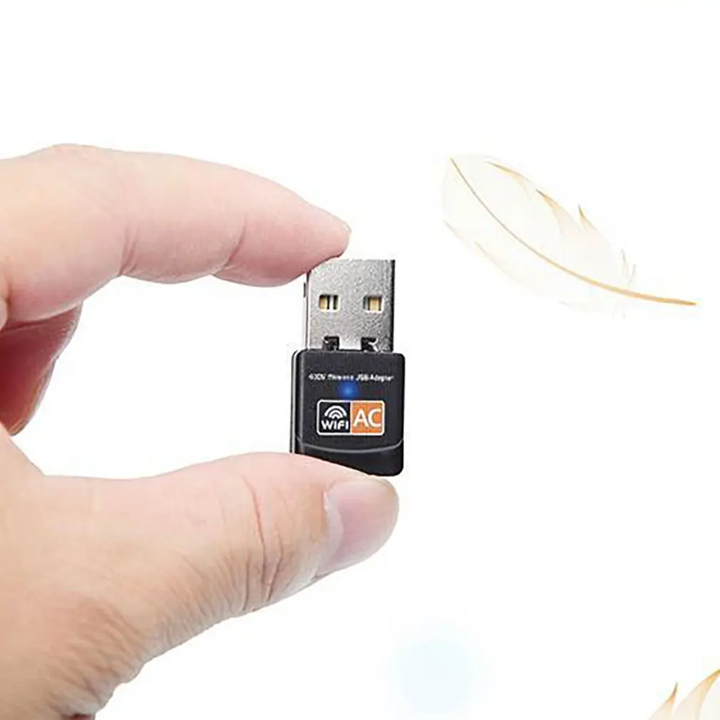 Ac600M Двухдиапазонная беспроводная сетевая карта 5G мини Usb компьютер Wifi приемник сигнала передатчик