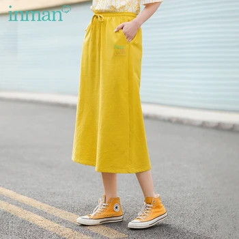 

INMAN 2020 Summer New Arrival Sport Leisure Nifty Slimmed Prue Cotton Skirt