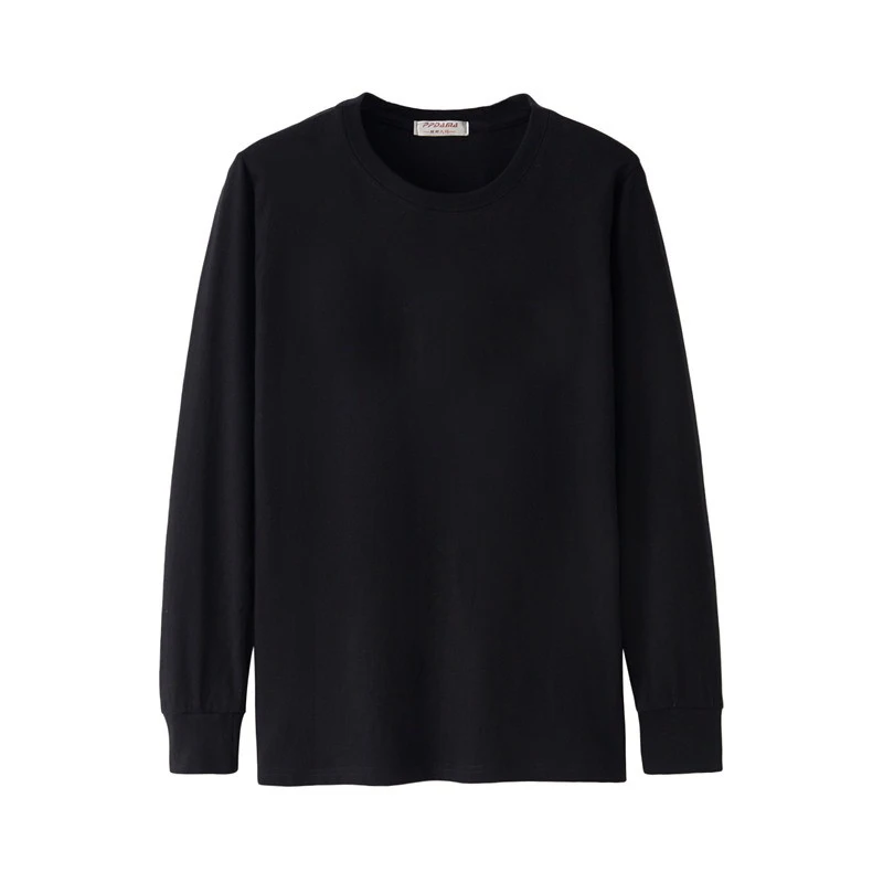 autumn winter Men women T-Shirts Long Sleeve Large Size 8XL 9XL 10XL 13XL big size tees Home underwear Cotton Loose Tops black 4