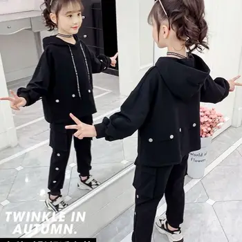 

2020 Spring Autumn Toddler Baby Girl Clothes Outfits Kids Fashion Sports Suit For Girls Tracksuits Children Clothing Sets W177
