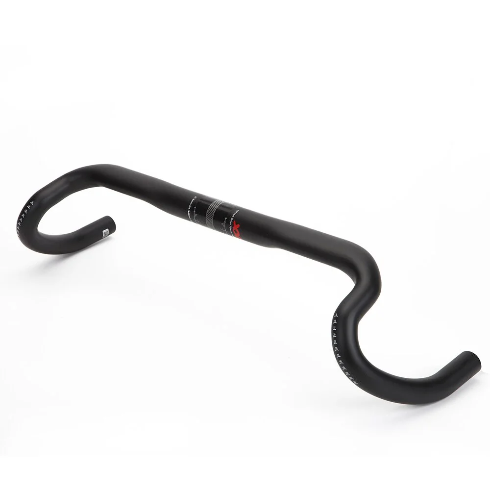 Bicycle Handlebar New Carbon Gravel Handlebar Big Flare Bar Cycle Cross Road Bike Handlebars 380/400/420/440mm Carbon Fiber Bicycle