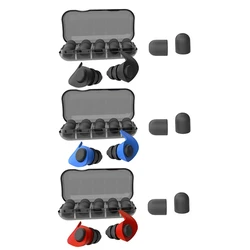 Bouchons d'oreille en mousse souple, isolation phonique, Anti bruit, pour dormir, voyage, réduction du bruit, protège oreilles 