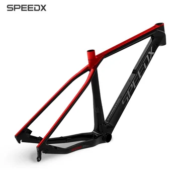 

SpeedX Mustang Carbon MTB Bike bicycle Frame Mountain Bicycle 26 27.5 29er Cyling Frameset Disc Brake Torya 1250g