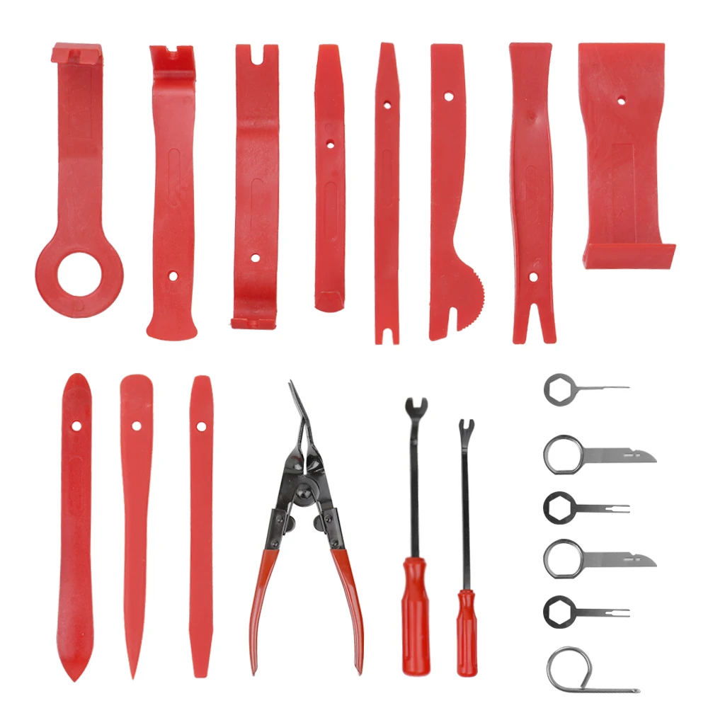 

20pcs Auto Car Audio Radio Interior Door Panel DIY Pc Demolition Installation Pry Tool Repair Hand Tools Kit Screwdriver