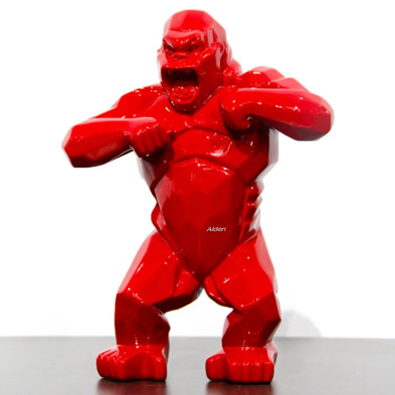 8" Animal Simulation King Kong Gorilla Creative Decoration Art Craft Birthday Gift Resin Action Collectible Model Toy BOX Z2859 8" Animal Simulation King Kong Gorilla Creative Decoration Art Craft Birthday Gift Resin Action Collectible Model Toy BOX Z2859