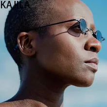 Винтажные круглые женские солнцезащитные очки в стиле стимпанк, высокое качество, зеркальная Ретро оправа, фирменный дизайн, градиентные женские солнцезащитные очки для женщин