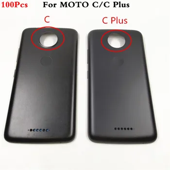 

100Pcs Battery Back Cover For Motorola C XT1754 XT1750 XT1756 / C Plus XT1721 XT1723 XT1724 Back Cover Battery door back housing