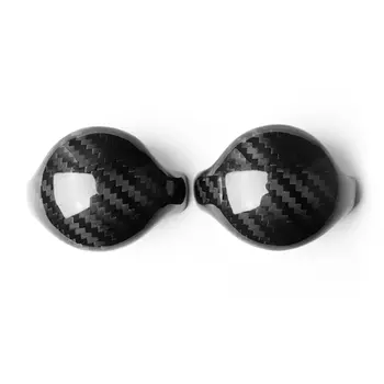 

1PC New Carbon Fiber Gear Shift Knob Cover Trim Set for Car For Ford Mustang 2015+ Car Interior Decoration Set