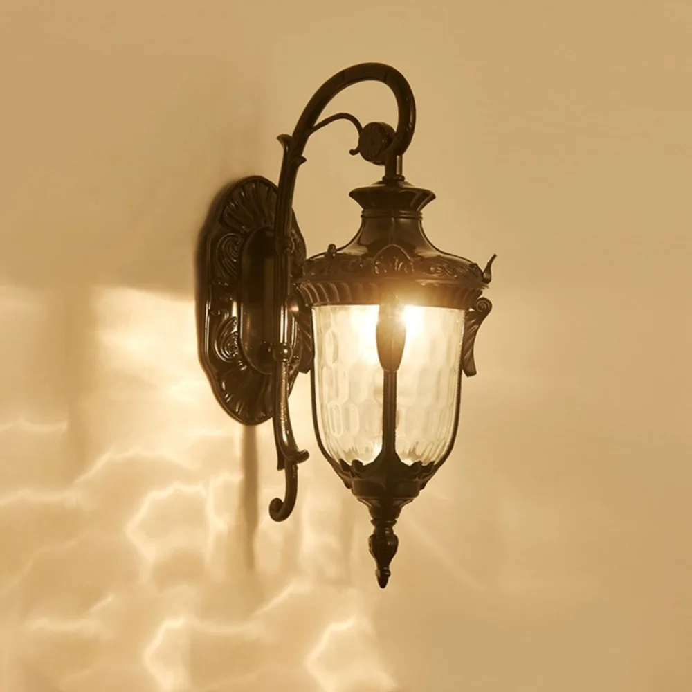 

European Style Outdoor Balcony Garden Waterproof Wall Lamp Garden Villa Classic Light
