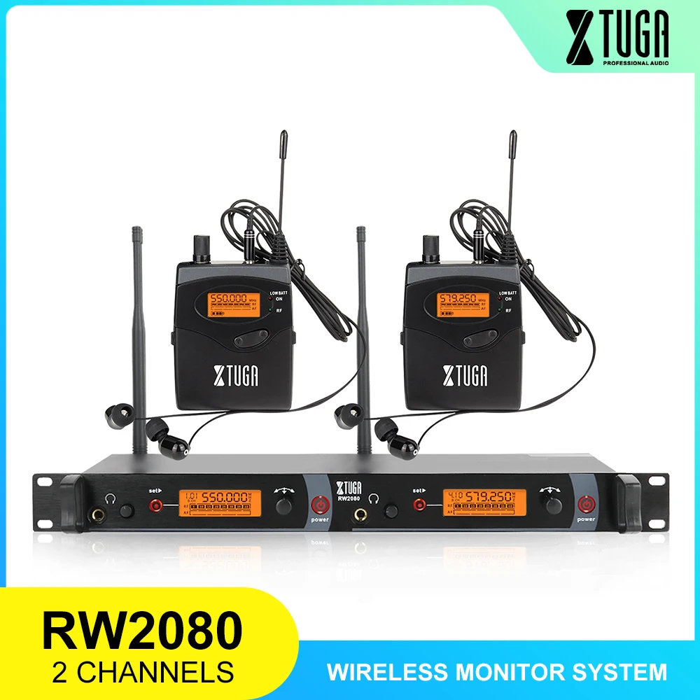 Высшее качество! Внутриканальная система ушного монитора Rocket Audio RW2080 2 канала