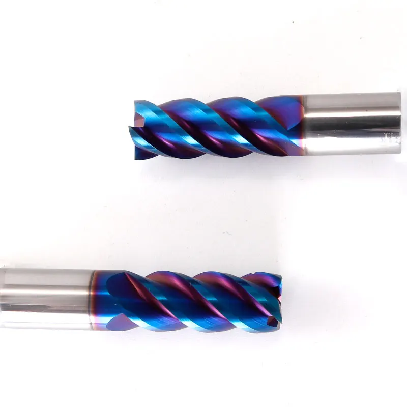 1PCS Mill HRC65 4 Flute Alloy Carbide Tungsten Steel Milling Cutter End Mill 3mm 4mm 5mm 6mm 8mm 10mm Metal Cutter Milling Tools