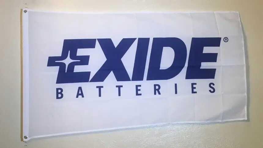 3ft x 5ft3 x5ft Exide батареи логотип автомобиля шоу Гоночный флаг баннер печать баннер, флаг из полиэстера Размер 150*90 см