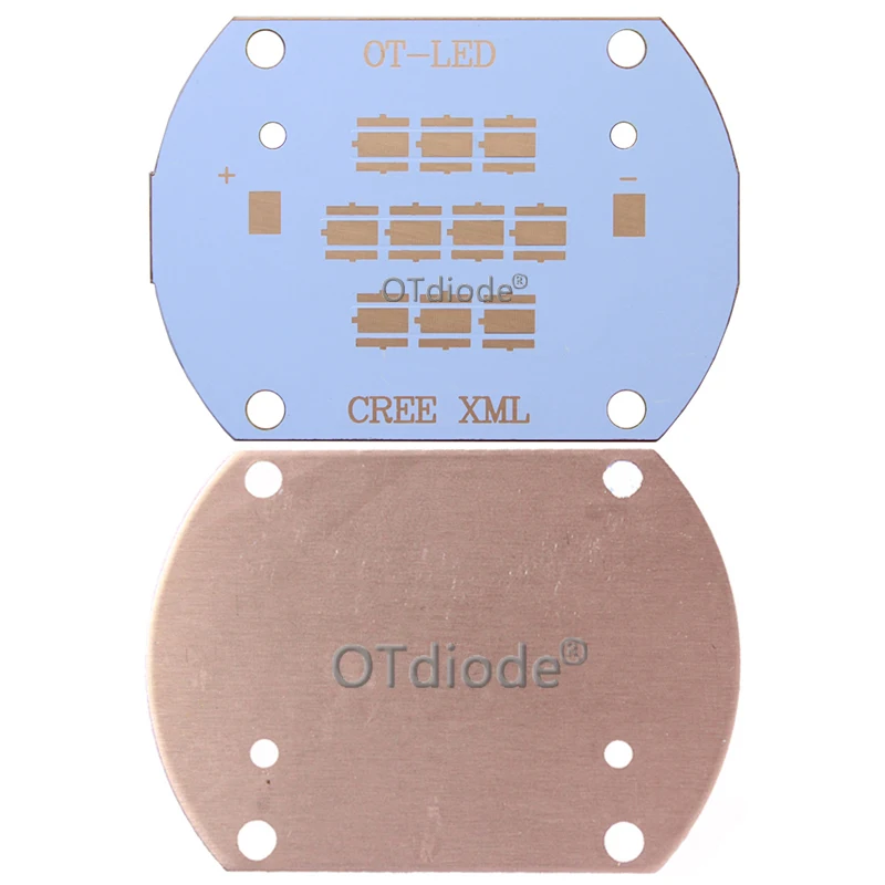 CREE XML XML2 XHP50 5050 Series Copper PCB Board Led Heatsink Thermal Separation UV Lamp Base use for 50W-100W