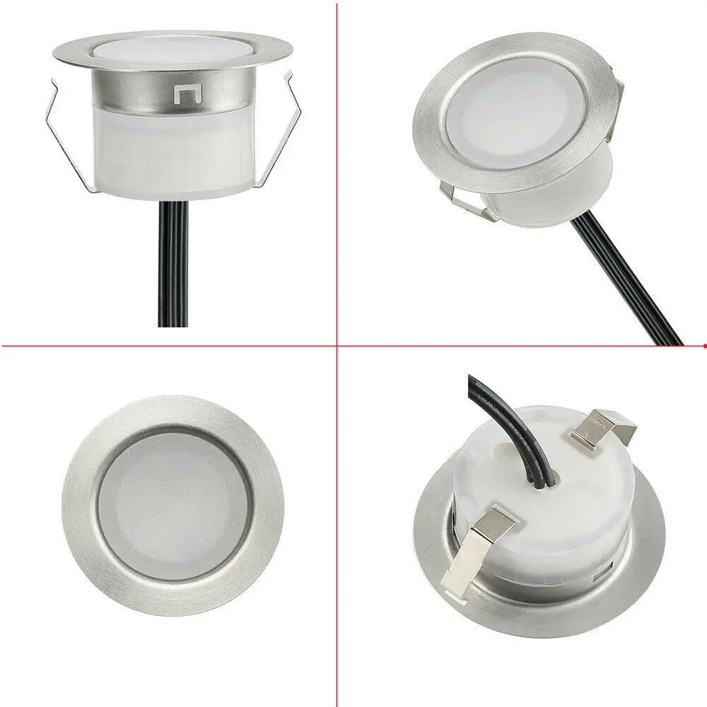 60X 5Pin RGBWW 31/45/61 мм 12V IP67 терраса светодиодный лестницы палубы софит шаг вверх огни WI