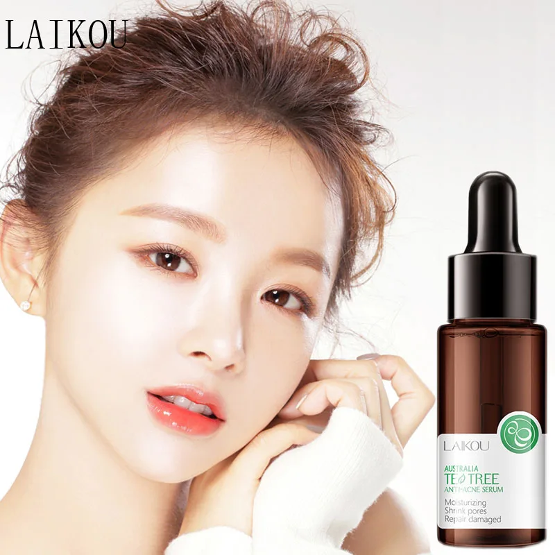 

17ml Tea Tree Acne Treatment Face Serum Whitening Moisturizing Oil-control Anti-Aging Essence Anti Acne Anti Scar Face Skin Care