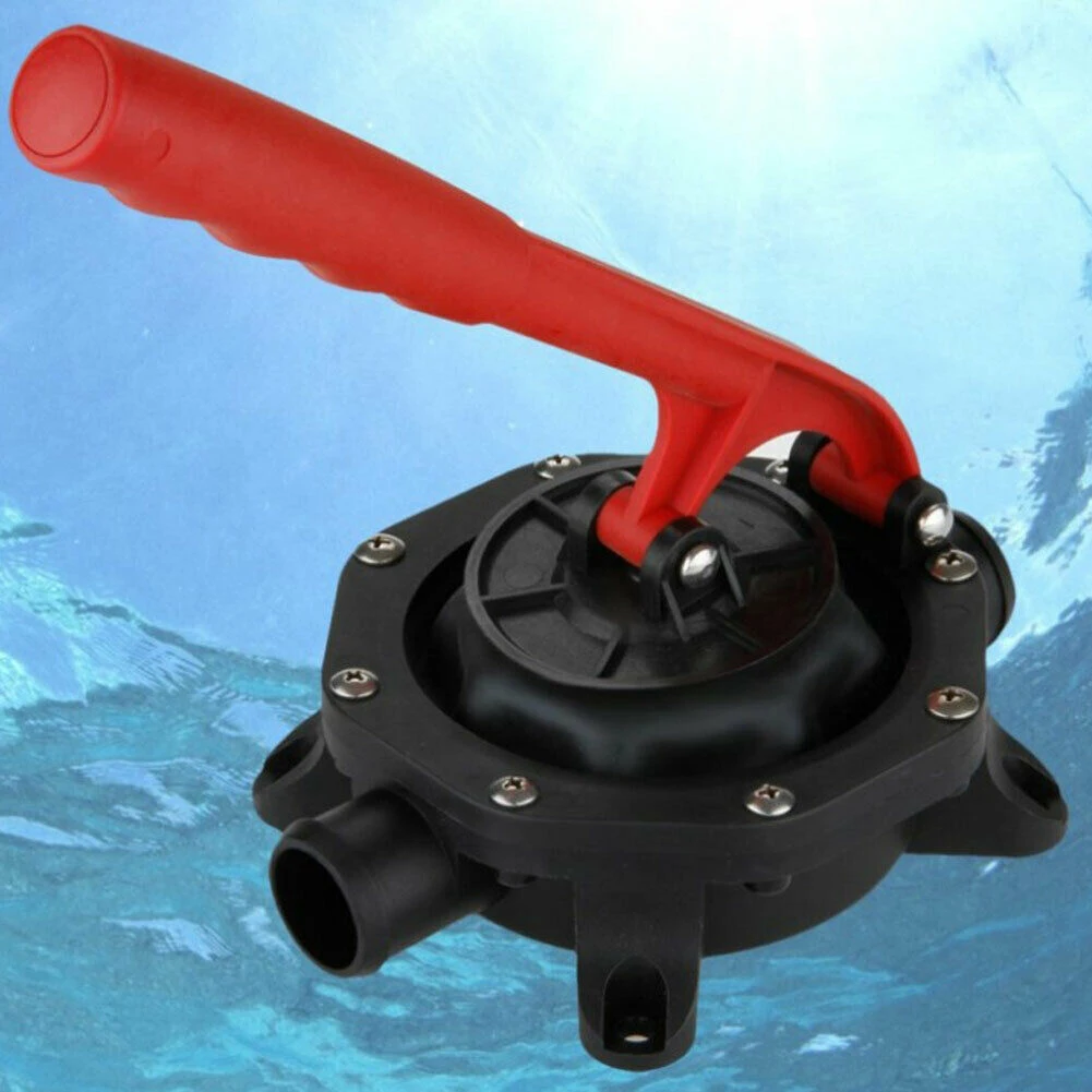 

720GPH Water Transfer Durable Plastic Hand Tools Marine High Pressure Manual Pump Easy Install Diaphragm Bilge Boat Maintenance