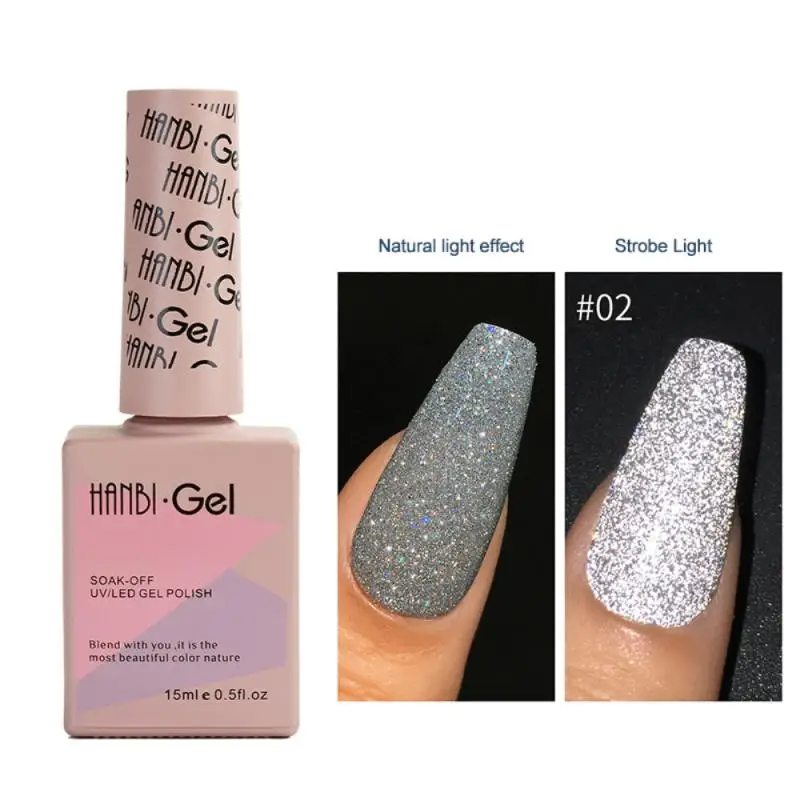 Explosion Diamond Glue Reflective Glitter Glue 9 Colors Bright Bungee