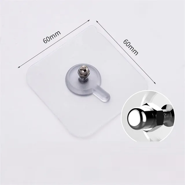 Lyukasztásmentes, Nem Jelölő Kampók Csavarmarácsok Fali Kép Horog Csavar Matricák Traceless Hardwall Lógni A Képkerethez - Image 5