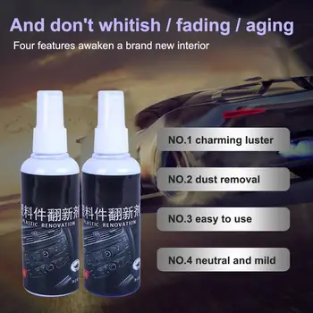 

30ML Car Interior Cleaning Repairing Fluid Repair Refurbishment Fluid Detergent Car Light Cleaner Scratch remover Repair Liquid