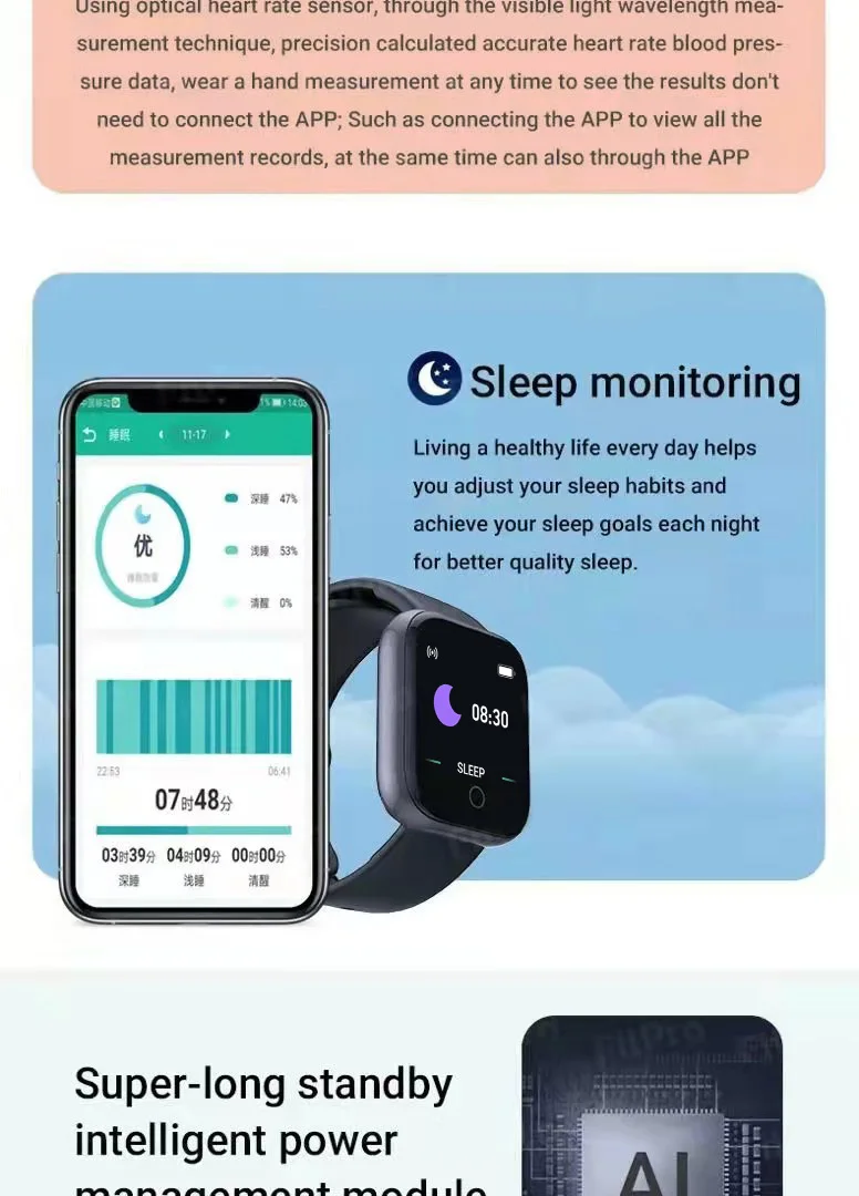 2021 Hot Selling Smart Watch Men Women Digital Watches Bluetooth Sport FitnessTracker Pedometer Y68 Smartwatch for Android Ios