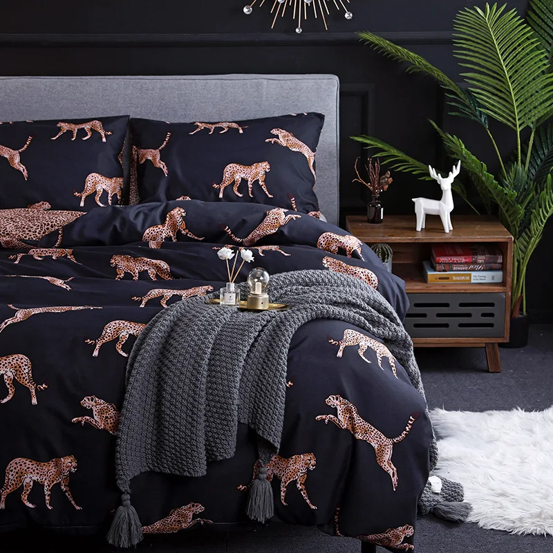 

Fashion Printed Bedding Set Quality Duvet Cover Set Full Size Home Textile Comforter Bedding Sets 3pcs Bed Set with Pillowcase