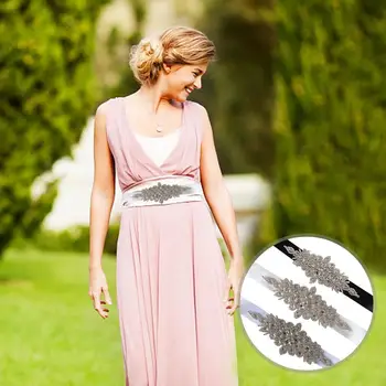 

Women's Rhinestones Handmade Belt Wedding Dresses Belt Marriage Bridal Ribbion Belts Wedding Bridal Sash Prom Bridal Belt Diamon