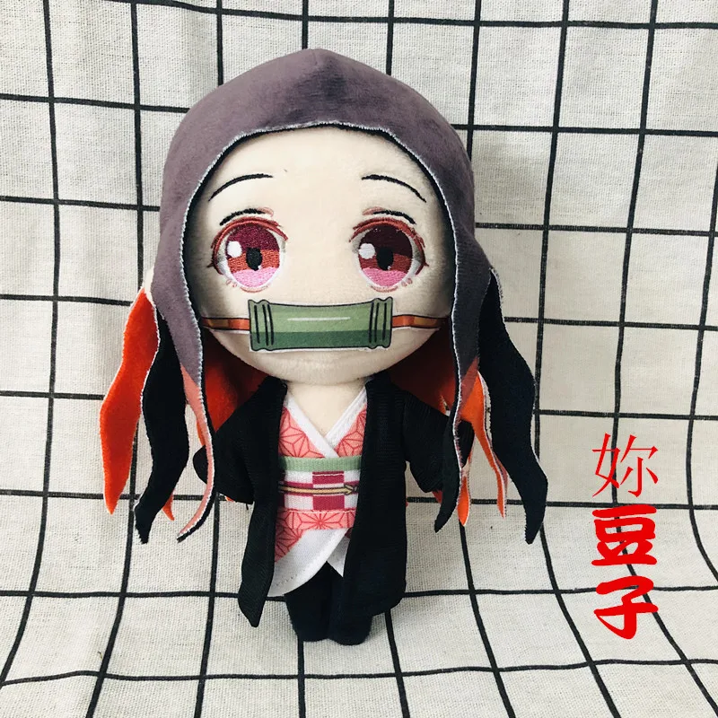 Косплей Аниме Убийца демона Kimetsu no Yaiba Kamado Tanjirou Nezuko Agatsuma Zenitsu Hashibira Inosuke мультфильм кукла плюшевые игрушки - Цвет: Kamado Nezuko