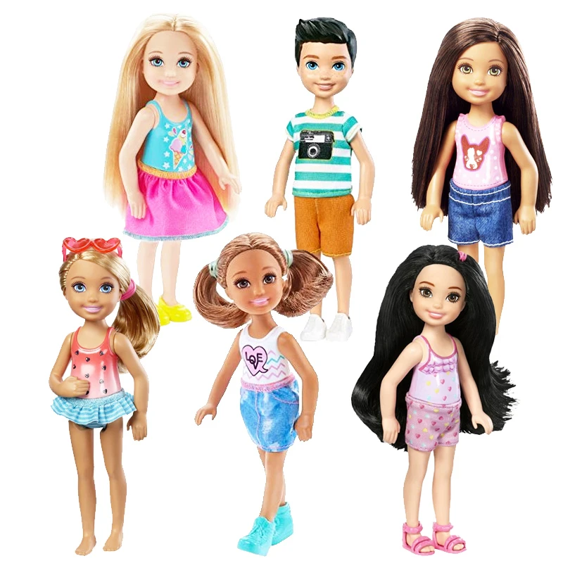 Muñecas Barbie Mini Chelsea originales para niñas, juguetes Mattel