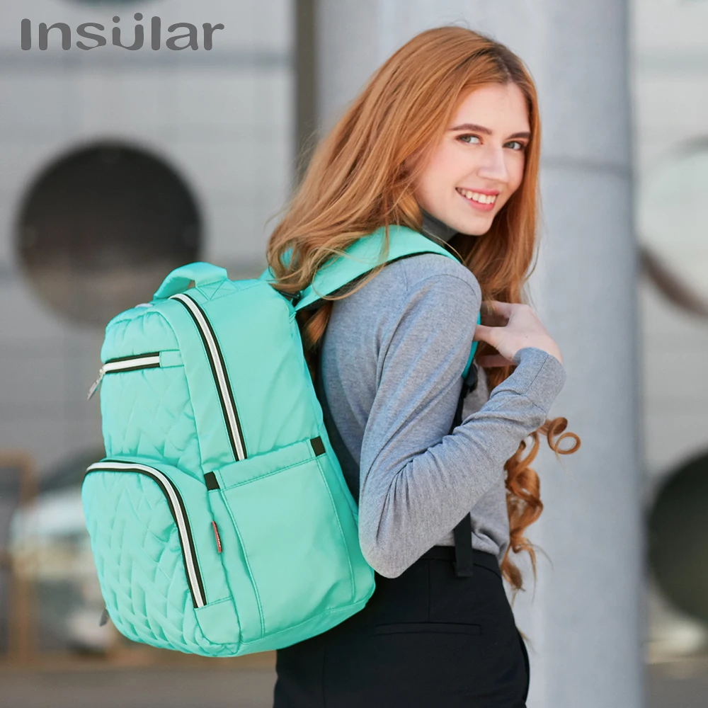 

Fashion Shoulder Waterproof Nylon Mommy Bag Large Capacity Backpack for Mothers and Babies