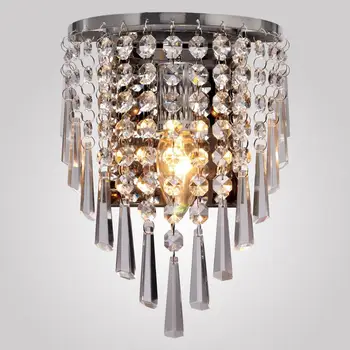 

Retro Crystal Wall Lamp Morden Crystal Wall Sconce Crystal Chain Wall Lights Wall Sconce Wall Lamp Wall Light