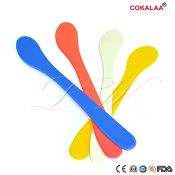

10pcs Dental Material Plastic Small Knife Printing Plastic Knife Plastic Printing Knife Flat Plastic Surface