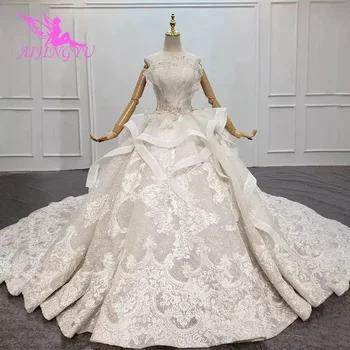 شراءAIJINGYU فستان حفلة فساتين جديدة تركيا كرات بسيطة العروس الإسلامية شراء ثوب لحفل الزفاف الهندي فساتين طويلة