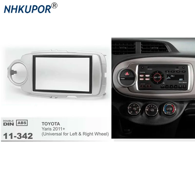 11-342 двойной 2 Din 178*100 мм/173*98 мм автомобильный радиоприемник для TOYOTA Yaris 2011 +