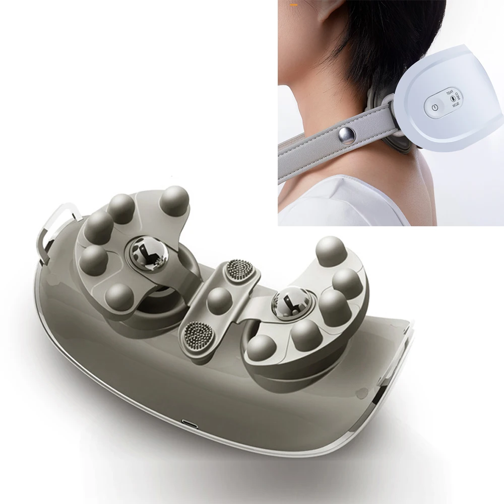 Body Massage Vibrator Electric Shoulder Back Kneading Shiatsu Neck Massage Pain Relief Tool Health Care Relaxation Machine
