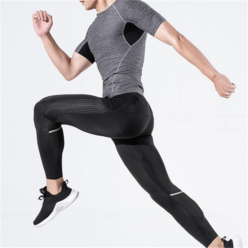 

Zenph Men Compression Pants SensElast High Elastic Sports Pants Quick Drying Pants Men Training Fitness Pants