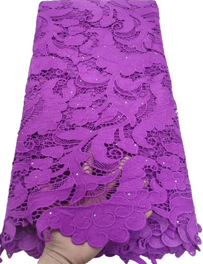 Африканский шнур кружевной ткани молочный шелк водорастворимый платье кружево камни высокое качество нигерийский гипюр кружевной ткани ETB86 зеленый