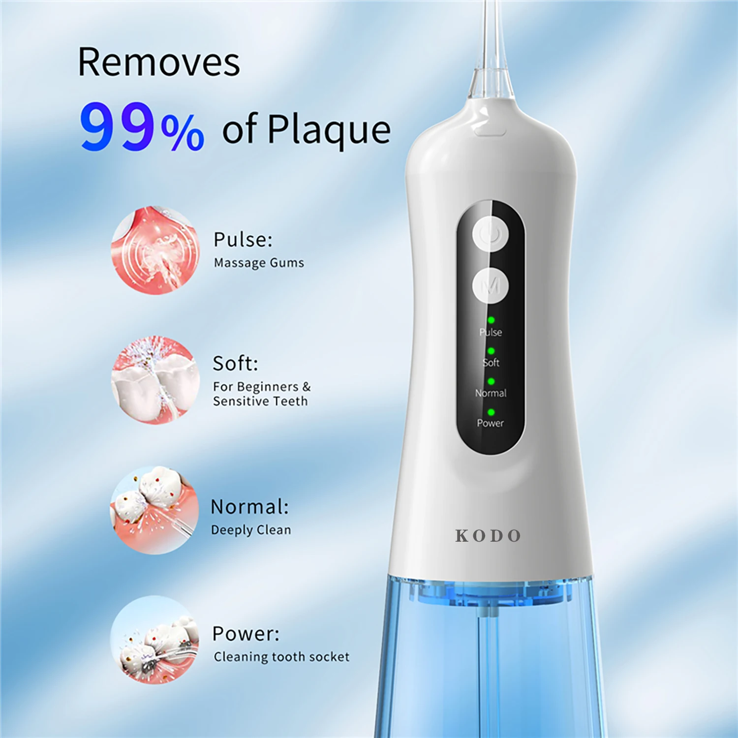 KODO irygator doustny do zębów Flosser irygator wodny USB akumulator przenośny Dental strumień wody pod ciśnieniem 300ML irygador dental dental floss 3 KODO irygator doustny do zębów Flosser irygator wodny USB akumulator przenośny Dental strumień wody pod ciśnieniem 300ML irygador dental dental floss 3