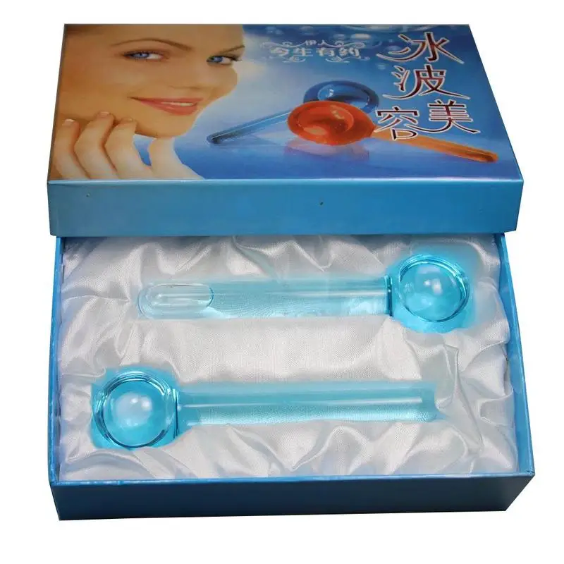 

Magic Cool Roller Ball Facial Massage Beauty Ice Hockey Facial Cooling Ice Water Wave for Face Massage Home Use Beauty Devices