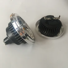 CREE 20 Вт AR111 Светодиодный точечный светильник теплый белый GU10 G53 светодиодный утопленные потолочные светильники Светильник с цилиндрической формой CREE COB светодиодный светильник