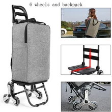 Trolley Cart Wheels Foldable on Elderly-Stairs Household Large Woman