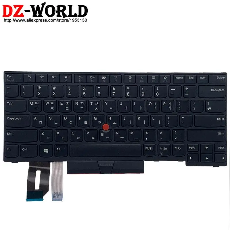 Original Novo Teclado para Lenovo Thinkpad E480 E490 T480s kr Coreano L480 T490 T495 L380 L390 Yoga L490 P43s E485 E495 Laptop - Imagem 3