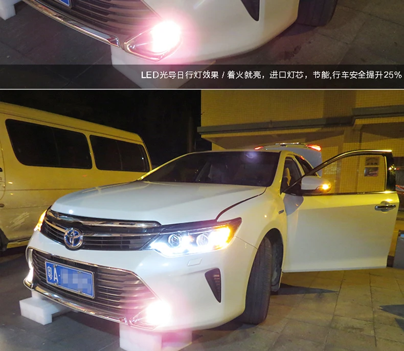Автомобильный Стайлинг для Toyota- фара Camry светодиодная фара дальнего света Camry светодиодный DRL h7/d2h hid аксессуары для фар