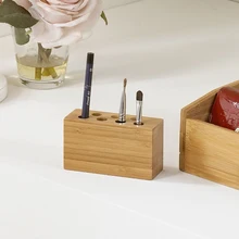 Офисная деревянная ручка держатель креативная Мода личность красивая коробка для хранения рабочего стола студенческие канцелярские украшения