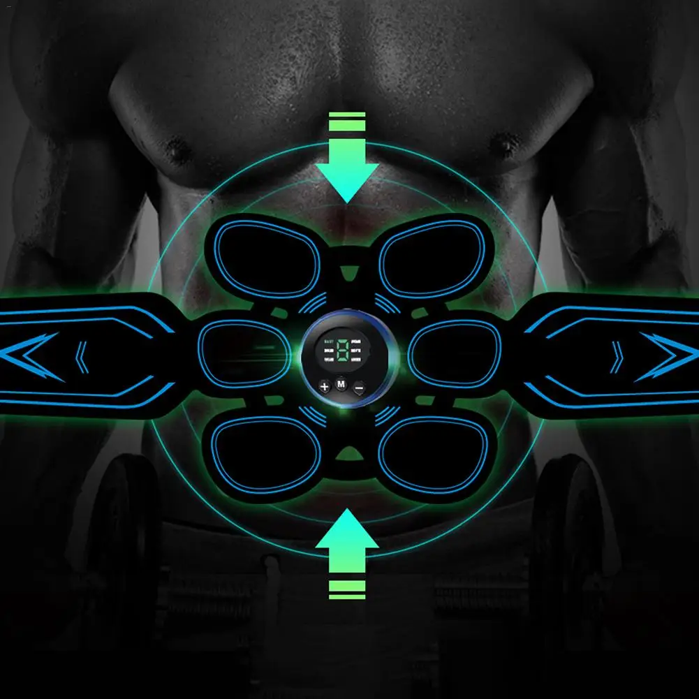 Rechargeable Smart Abdominal Toning Belt Household Abdominal Band Abdominal Muscle Training Instrument For Men And Women