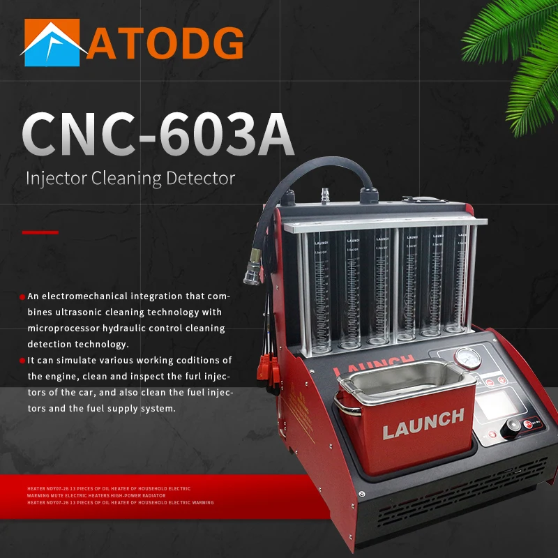 Установка для очистки топливного инжектора LAUNCH CNC603A CNC602A тестер настольное
