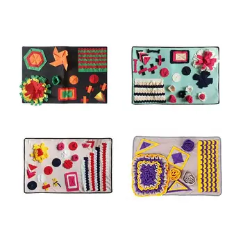 

Dog Snuffle Mat Nose Training Sniffing Pad Feeding Blanket Felt Cloth Cushion K4UA